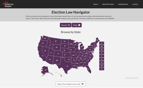 screenshot of ELP navigator 